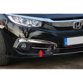 Resim Civic Sis Farı Cıtası Krom 2016 2017 2018 2019 