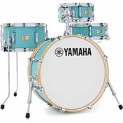 Resim Yamaha Stage Custom Hip 4 Parça Akustik Davuls Seti (Matte Surf Green) 