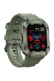 Resim SmartMi Rugged Pro Akıllı Saat Yeşil Tansiyon Ölçme Ve Konuşma Özelliği 