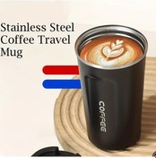 Resim Willowhaven Mavi 510ml Termos Çift Cidarlı Vakumlu Seyahat Bardağı Sıcak Soğuk İçecek 