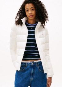 Resim Tommy Jeans Ekru Kadın Mont Dw0dw21618ybl-11328 Ekru 