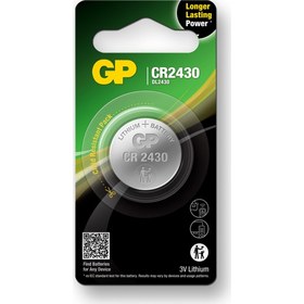 Resim Gp CR2430-U1 3V Lityum Düğme Pil Tekli Paket 