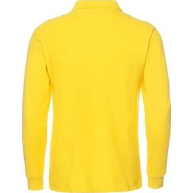 Resim Mood Agenda Kız Çocuk Uzun Kol Polo Yaka Okul T-shirt Sarı 