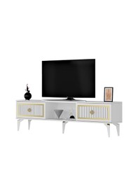 Resim 150 CM NİL TV SEHPASI (ALT MODÜL) BEYAZ-ALTIN 