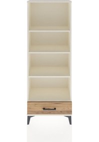 Resim Arges Dolap 4 Raflı Tek Çekmeceli 60x30x163 Aytaşı-çam Aytaşı 