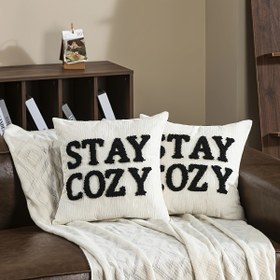 Resim 1 adet Bohemian İşlemeli Yastık Kılıfı, Çağdaş Tarz, Yalnızca El Yıkama, Fermuar Kapatma, Çeşitli Oda Tipleri için Dokuma Polyester Dekoratif Yastık Kılıfı, 45x45cm 