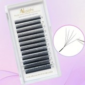Resim AILAISHI 5D 8-15mm 0.07 C/D Kolay Fan Kirpik Uzatma El Yapımı Hızlı Açılan Hazır Fanlar Hacimli Sahte Kirpikler 