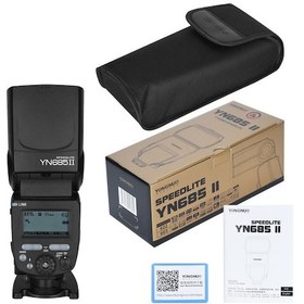 Resim Yongnuo Yn685 Iı C Dahili Alıcılı Canon Uyumlu Hss Ttl Tepe Flaşı 