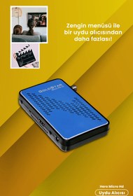 Resim GOLDMASTER Uydu Alıcısı Hero Micro Hd Mavi 