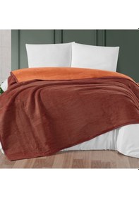 Resim Schafer Home Bella Tek Kişilik Battaniye 150 x 200 CM - Kiremit 02 