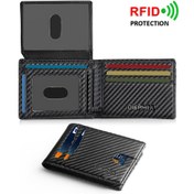 Resim CIEPHIA Erkekler için RFID Engelleme Teknolojisi ile İnce Bifold Cüzdan, Ultra-İnce Tasarım, 2 Kimlik Penceresi ve Çoklu Kart Yuvaları - Günlük Kullanım İçin Siyah Cüzdan, Sevgililer Günü, Babalar Günü Hediyeleri, Şık Minimalist Cüzdan, Dayanıklı Polyester Astar, Seyahat Gereksinimleri, Modern Aksesuar, Yüksek Kaliteli Astar, Sıkı Seyahatçiler, Günlük Taşıma, Kompakt Aksesuar, Sağlam Yapı, Hediye Alıcıları, Premium Tasarım ve Özellikli İçerik 