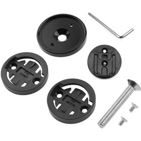 Resim Bisiklet Gövde Üst Kapağı Bilgisayar Montaj Adaptörü Bryton Garmin Cateye Bisiklet Bilgisayarları İçin Yedek Siyah 