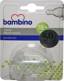 Resim Bambino Silikon Biberon Emziği No:3 