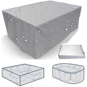 Resim Su Geçirmez Dış Mekan Veranda Bahçe Mobilyası Kılıfları, Yağmur Ve Kar Geçirmez, 75 Boyut 180x120x120cm. 