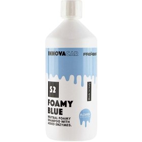 Resim Genel Markalar Innovacar S2 Foamy Enzimli Ph Nötr Mavi Renkli Özel Kokulu Araç Yıkama Şampuanı - 1 Lt 