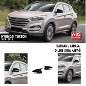 Resim Karva Hyundai Tucson Batman Yarasa Ayna Kapağı 2015-2018 