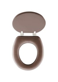 Resim Jumbo Yumuşak Klozet Kapağı Kahverengi 
