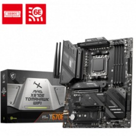 Resim Genel Markalar Msı MB Mag X670E Tomahawk Wıfı Am5 Ddr5 6600MHZ(OC) 4x M.2 USB 3.2 HDMI Dp 2.5g Lan Amd Wıfı 6e Rgb 