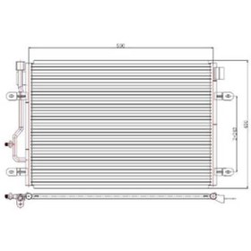 Resim Oris-Cki200017 Klima Köndenseri Kia Picanto 04 390X335X17 Oto.-Me 514712770 