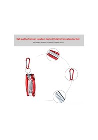 Resim Xindoker 8'li Katlanır Krom Vanadyum Çelik İç Altıgen Anahtar Takımı - Ergonomik Tutma Kolu 