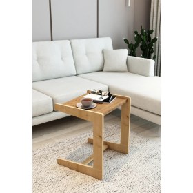 Resim Jest Dekor Konsept Hilal C Sehpa – Koltuk Kenarı Servis Sehpası | Laptop, Kahve, Kitap Sehpası 