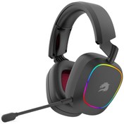 Resim Gamebooster WBH23B Nemesis PRO RGB Wireless 2.4G+BT Siyah Kablosuz Oyuncu Kulaklığı 