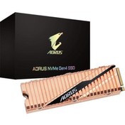 Resim AORUS GEN4 1TB PCI-EXPRESS 4.0X4, NVME 1.3 5000/4400 SSD GP-ASM2NE6100TTTD BAKIR SOĞUTMA Gigabyte