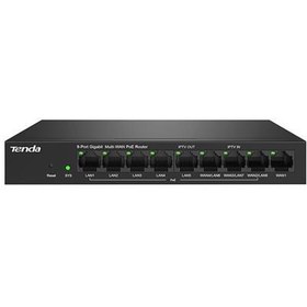 Resim G0-8G-PoE 9 Port 8 Port Poe+ 10-100-1000 Switch Çelik Kasa POE Router 