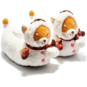 Resim Twigy Eskimo Kadın,Garson Boy Hayvanlı Panduf Beyaz 36/41 CC0630 Beyaz 