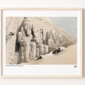 Resim Abu Simbel Nubia Tapınağı, Poster 