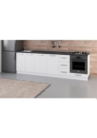 Resim Minar 275 Cm Mutfak Dolabı Beyaz 275-B3-Alt Modül Beyaz 