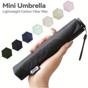 Resim Elmpaly Parachase 111 Gram Karbon Fiber Katlanır Şemsiye Derin Yeşil Uv Koruma Rüzgar Dayanıklı Seyahat Şemsiyesi 