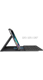 Resim NovStrap iPad Air 4 5 6 Nesil 10.9 inç iPad Air 11 M2 M3 M4 Uyumlu Bluetooth Klavyeli Tablet Kılıfı 