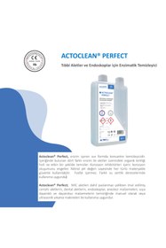 Resim Actoclean Perfect Tıbbi Aletler & Endoskop Için Enzimatik Temizleyici 1 Litre 