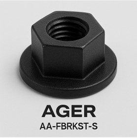 Resim Ager Aa-fbrkst-s Fiber Optik Kaset Bağlantı Somunu Siyah 