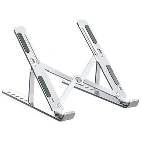 Resim Alüminyum Ayarlı Laptop Yükseltici Ayarlanabilir Katalanır Laptop Tutucu Stand 