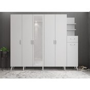 Resim Açelya Portmanto Vestiyer M7-210 Cm Beyaz 