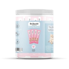 Resim Dr. Sacchi Creamy Snack Tavuklu Krema Yavru Kedi Ödülü 30'lu Kavanoz 