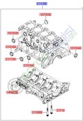 Resim Silindir Kapağı 211002A602 Kia Carens Soul Orjinal | 211102A602 