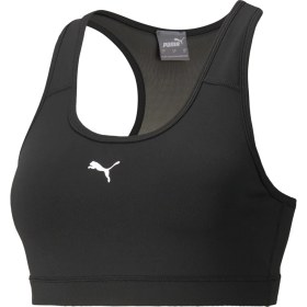 Resim Puma 52030419 Kadın Sporcu Sütyeni Siyah Mid Impact 4keeps Rahat Kesim ve Günlük Kullanım İçin Tasarlandı 