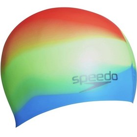 Resim Speedo Multi Colour Silikon Yüzücü Bonesi Çok Renkli 