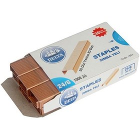 Resim Delta 1551 24/6 Zımba Teli Sarı 10 x 1000 