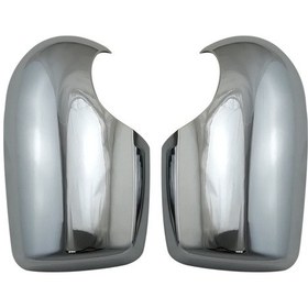 Resim Junzhuodianpu Ford Transit Tourneo 2000-2014 İçin Araç Yan Kapı Dikiz Aynası Kapağı Dış Döşeme Aksesuarları 