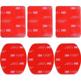 Resim Gopro Uyumlu 3 Oval 3 Düz Yüzey 3M Yapışkan Bant 