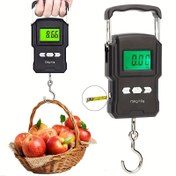 Resim 75kg/ 165Lb Dijital Balık Terazisi, 99.06 cm Cetvel Elektronik Bagaj Terazisi, Balıkçılık Posta Asma Kanca Terazisi, Dijital Teraz 