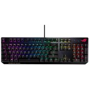 Resim Asus ROG Strix Scope Aura Sync RGB Türkçe NX Red Switch Geniş Ctrl Tuşu Mekanik Oyuncu Klavye 