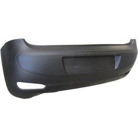 Resim BZT Fiat Punto- Evo- 12/16; Arka Tampon Siyah (Sensör Deliksiz/Sis Delikli/Çeki Kapaklı) 735564075 