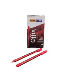 Resim Linc Offix Kırmızı Tükenmez Kalem 1mm Uç 50'li Paket Art.429 Kırmızı 