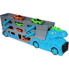 Resim Smilechild Toys 3 Katlı 3 Arabalı Tır Garaj Otopark Yarış Pisti Eğitici Oyun Seti Transporter Tır 
