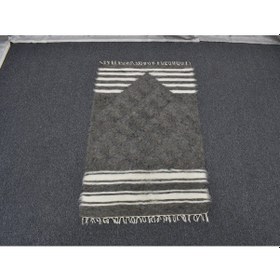 Resim Zehra Abla Halı Yeni El Dokuma Namazlık Seccade Tiftik Yün Siirt Kilimi 6294 